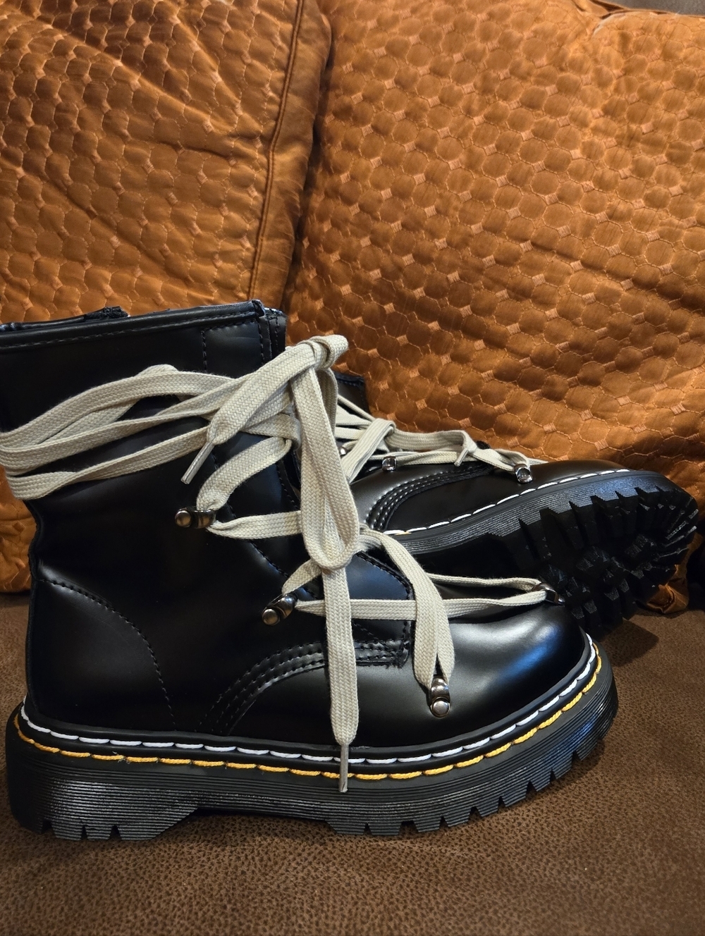 Doc Dr Martens x Rick Owens 1460 Bex Leather Lace-Up Boot US Size 7M/EU 38 ~NEW! - Picture 13 of 15